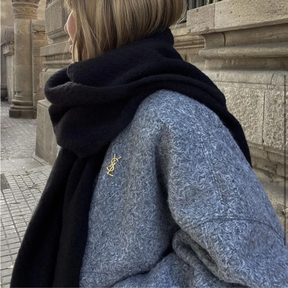 Zara Textured Bomber Jacket - Grey - Picture 9 of 10